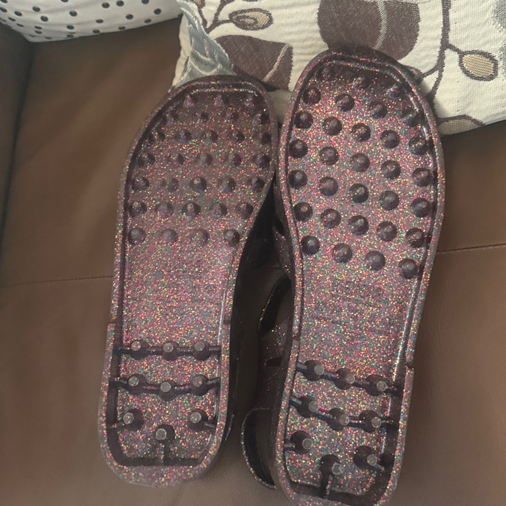 Melissa Multicolor Glitter Jelly Sandals - Picture 7 of 8